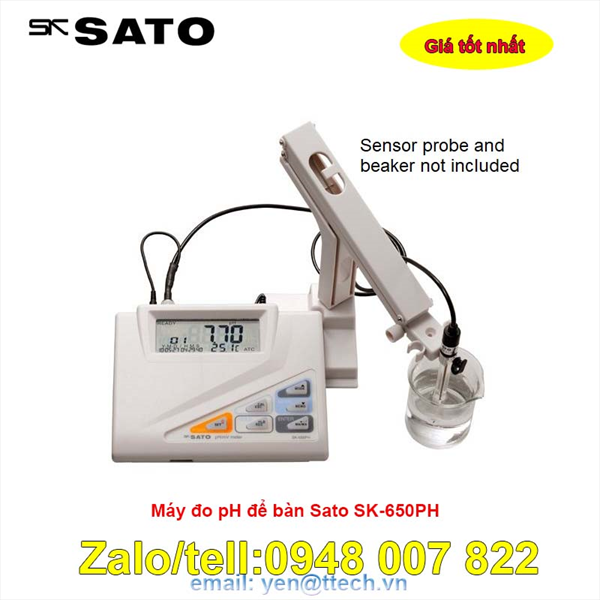 Máy đo pH để bàn Sato SK-650PH